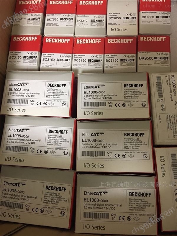 倍福模塊端子模塊  EL1809