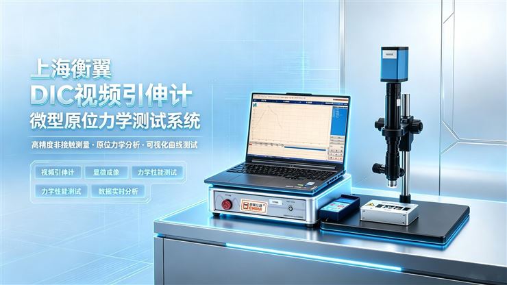 衡翼狗骨状水凝胶原位拉伸测试机桌面式光学原位拉伸试验机原位力学检测设备