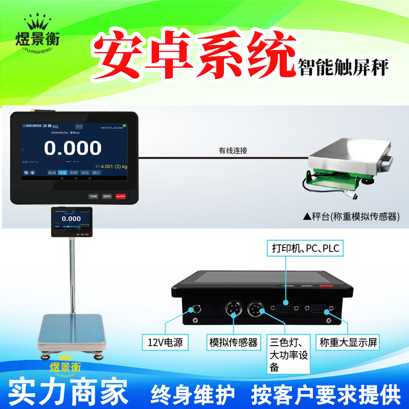 支持以太網智能電子秤--煜景衡YJH-T7型號