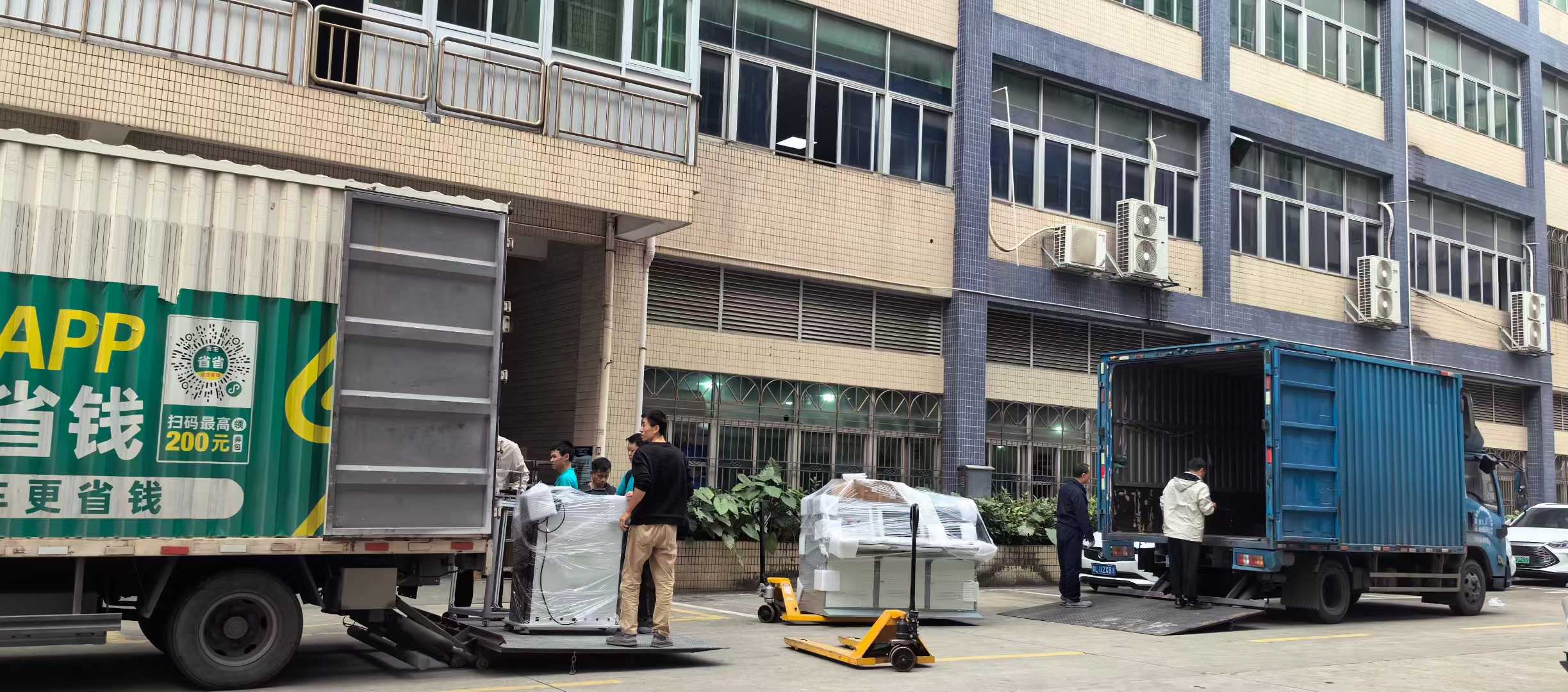 兩套實驗室設備發貨