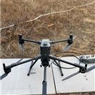 寫字樓高空玻璃清潔大疆M400無人機清洗系統