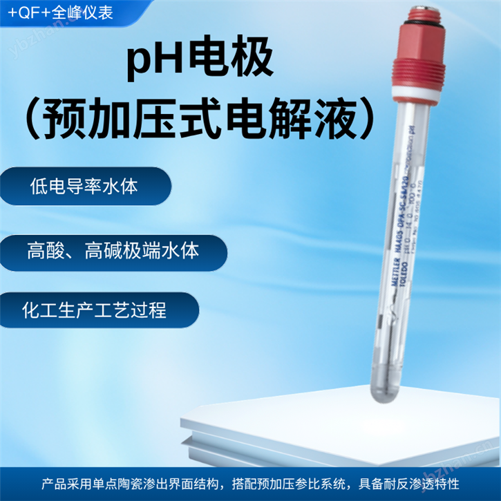 PH電極預(yù)加壓式電解液單點(diǎn)陶瓷滲出界面