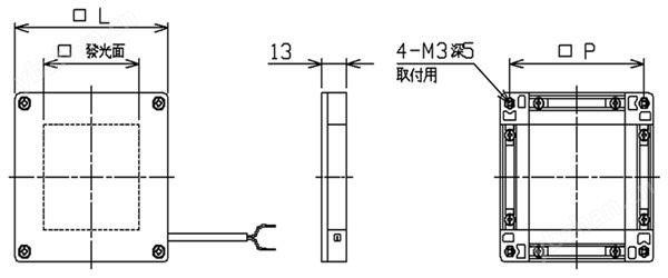 日本NIKKI 日機NLUB4040-DC-W背光照明燈