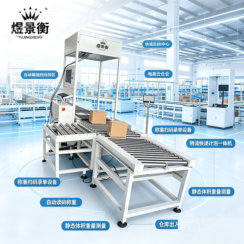 電商物流發(fā)貨智能拍照掃碼稱重一體機(jī)